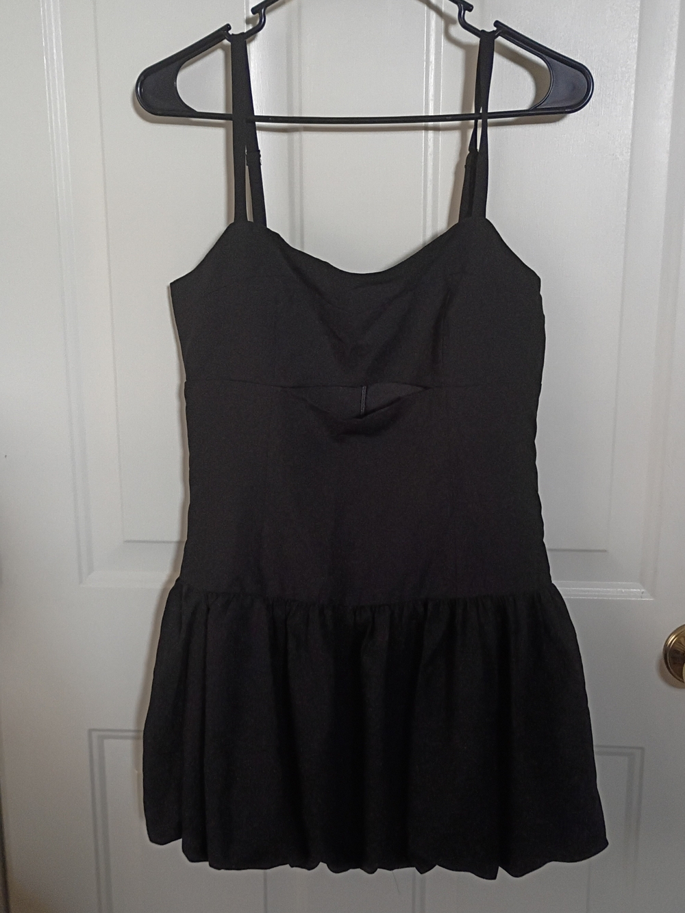 Altar'd State Black Spaghetti Strap Mini Dress Size Small